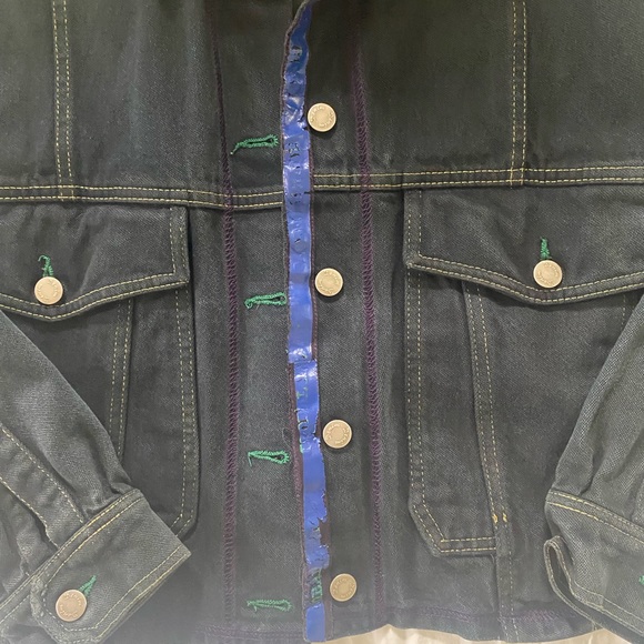 Rustic Denim Black Jacket - Picture 3 of 5